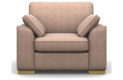 Heart of House Lincoln Fabric Chair - Mushroom